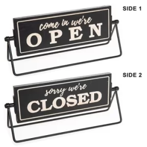Image of Moving Memo Double Plaque Open & Close