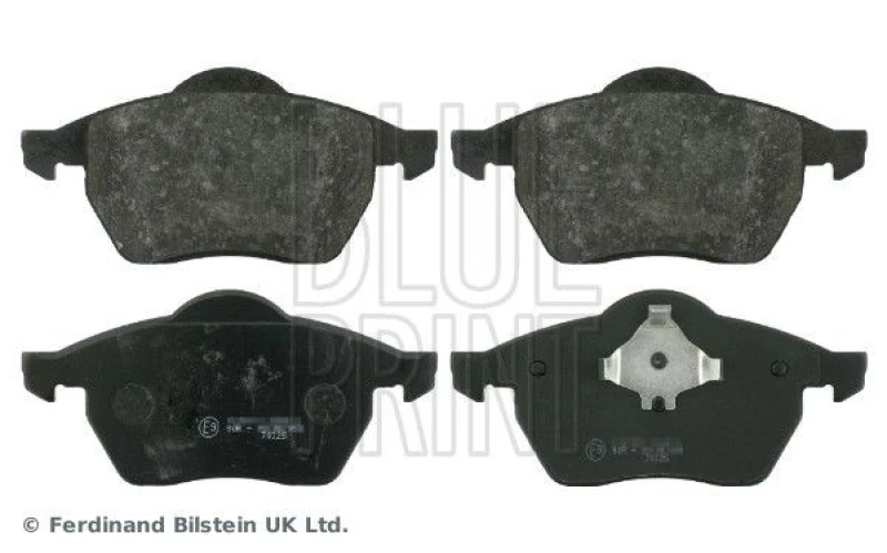 Image of Blue PRINT Brake pad set Blue PRINT ADF124235