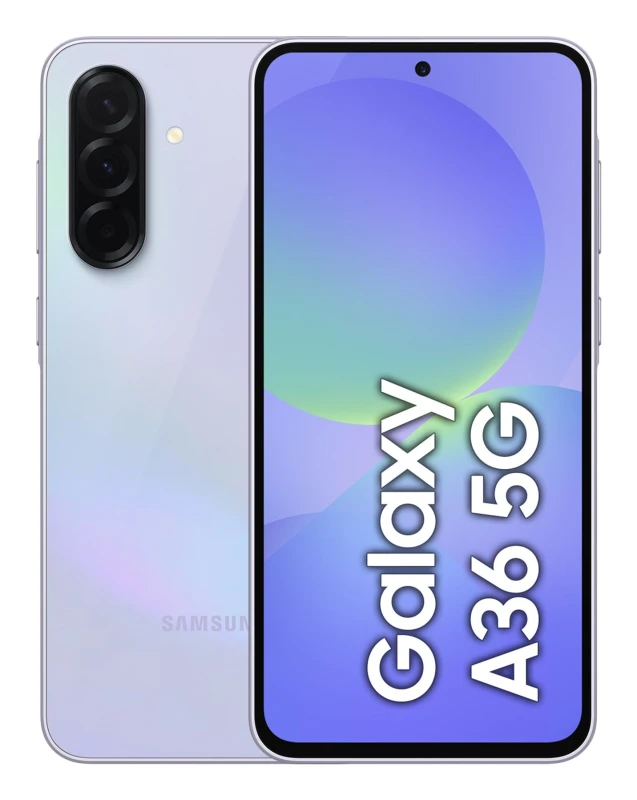 Image of Samsung Galaxy A36 5G - 256GB, Awesome Lavender, Purple 8806095984384