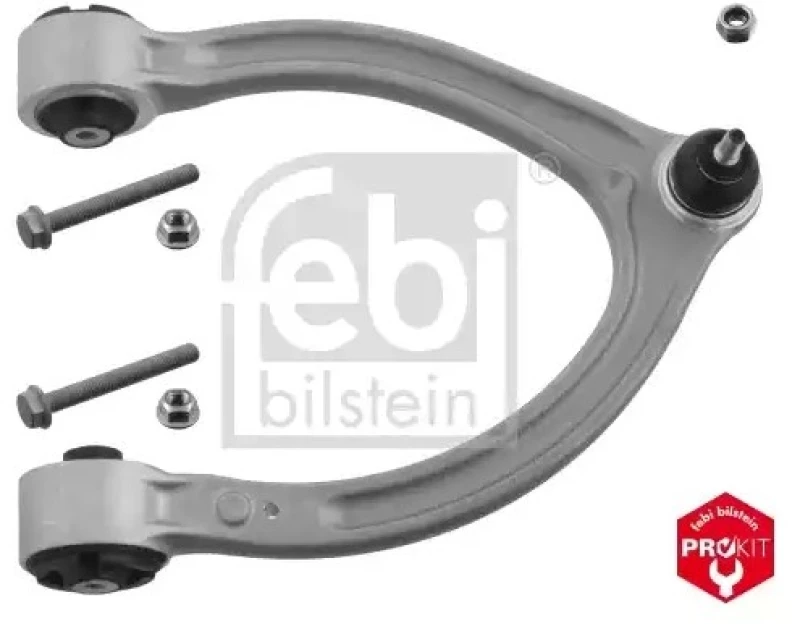 Image of FEBI BILSTEIN 47735 Suspension arm Control Arm, Aluminium, OE Turbo NEW, Upper, with bolts/screws, with nuts Aluminium Track Control Arm (273)