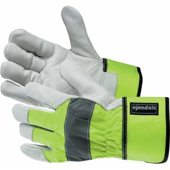 Image of Ejendals - 198 Full Grain Cowhide Gloves Refl. Cuff Size 8
