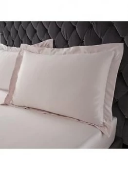 Image of Catherine Lansfield Silky Soft Satin Oxford Pillowcase Pair