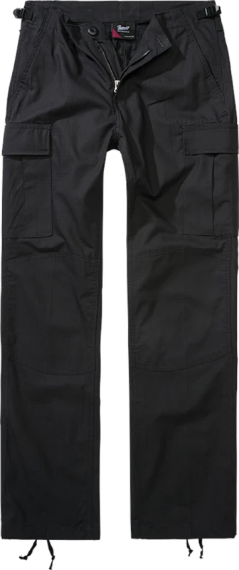 Image of Brandit Ladies BDU Ripstop Trousers Cargo Trousers Black W35L32 Women