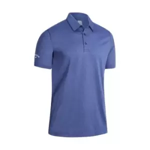 Image of Callaway Jacquard Polo Shirt Mens - Blue