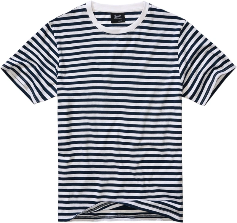 Image of Brandit T-Shirt Brandit Stripe Bleu Male 3XL