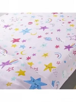 Image of Catherine Lansfield Happy Stars Fitted Sheet