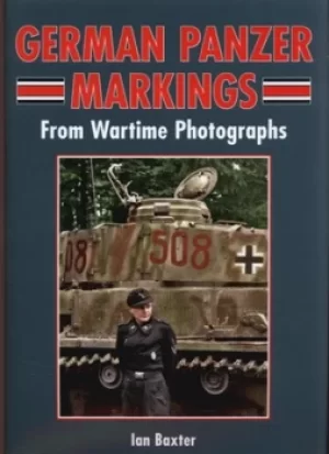 Image of German Panzer markings from wartime photographs by Ian Baxter