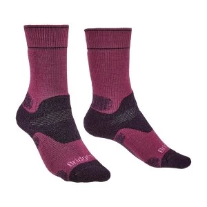 Image of Bridgedale HIKE Midweight Merino Performance Original Womens - Large Berry