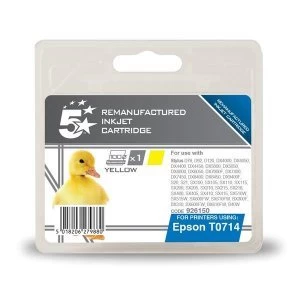 Image of 5 Star Office Epson Cheetah T0714 Yellow Ink Cartridge