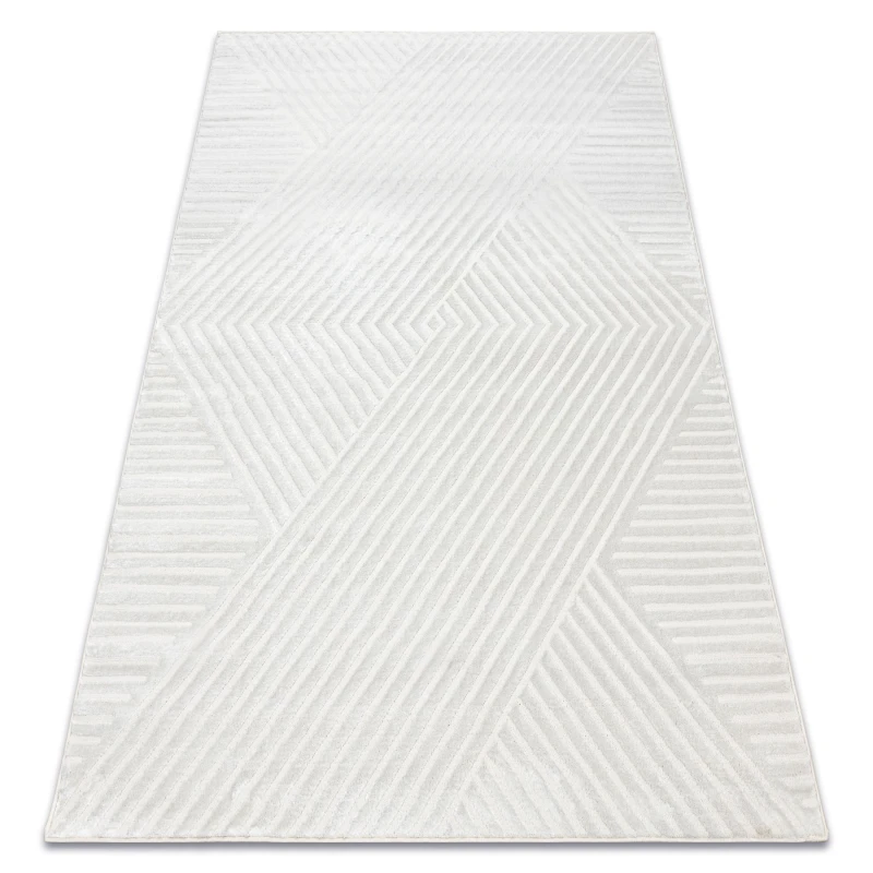 Image of RugsX Carpet Balance 1503 Cream - Geometric, Structural, Glamour 80X150 Cm