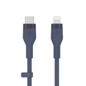 Image of Belkin CAA009BT1MBL USB cable 1m USB C USB C/Lightning Blue