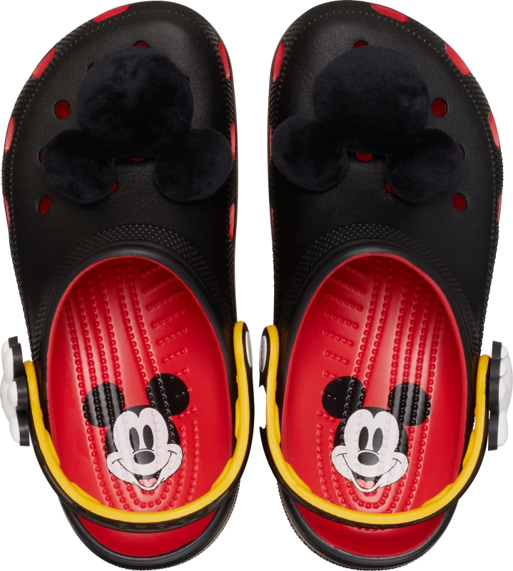 Image of Crocs Unisex Mickey Mouse Classic Clogs Flame W10/M9