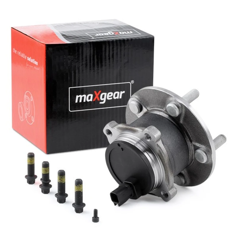 Image of MAXGEAR 33-0568 Wheel bearing kit Rear Axle both sides Wheel Bearing Kit (654)