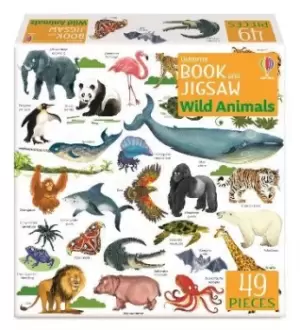Image of Usborne Book and Jigsaw Wild Animals by Sam Smith