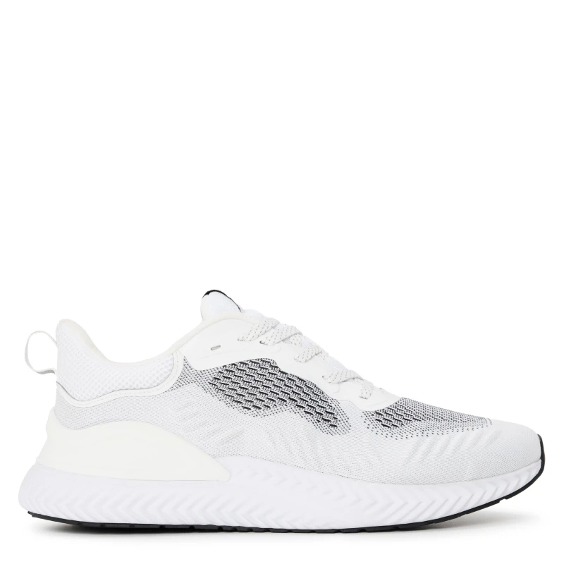 Image of Steve Madden Mens Slater N Low-Top Trainers White/Grey male 6 (39)