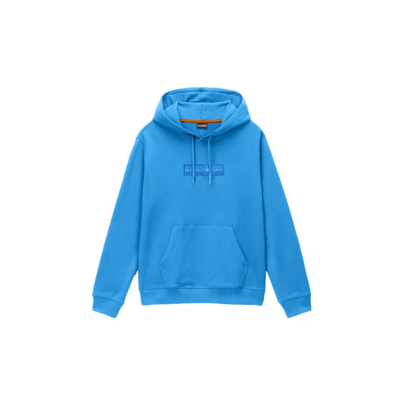 Image of Hooded sweatshirt Napapijri Box Logo Bleu Male XS