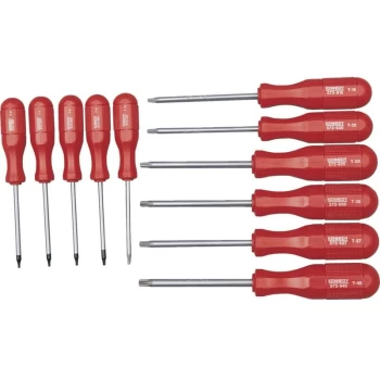 image of Torx Hi-Grip Screwdriver Set 11-Pce - Kennedy