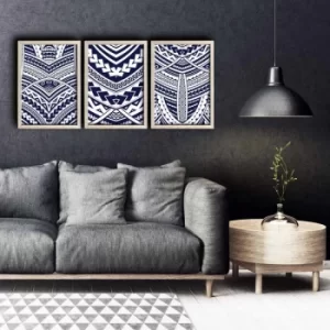 Image of 3PKCT-019 Multicolor Decorative Framed MDF Painting (3 Pieces)