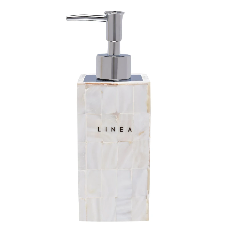 Image of Linea Classic Ceramic Soap Dispenser - White White One Size