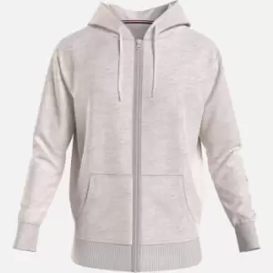 Image of Tommy Hilfiger Mens Full Zip Hoodie - Heathered Oat - L