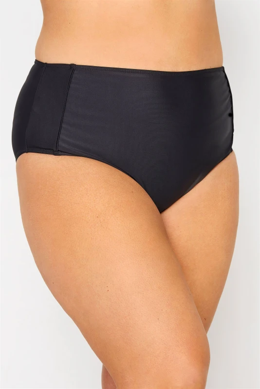 Image of Yours Womens Tummy Control Bikini Brief in Black Size: 26 Black Female 26