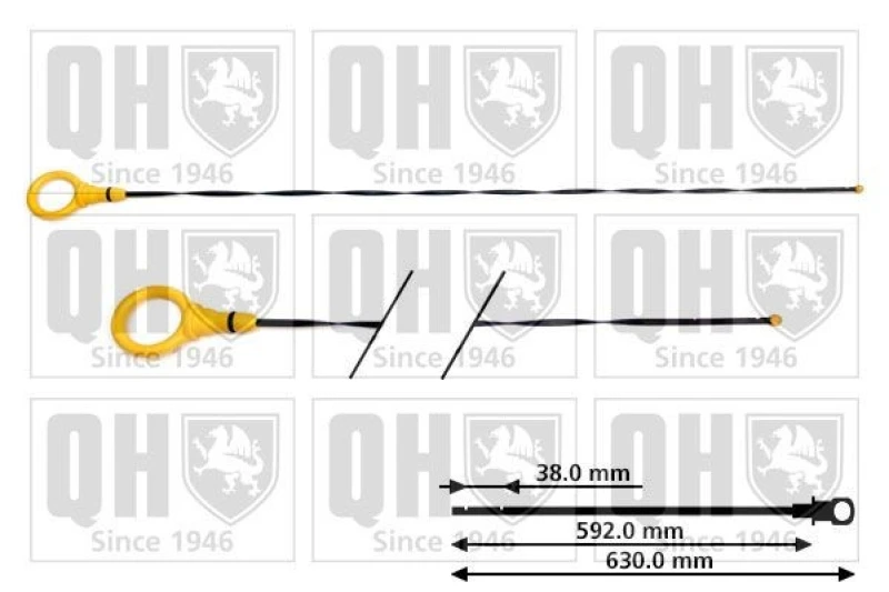 Image of QUINTON HAZELL Oil Dipstick QUINTON HAZELL QOD162