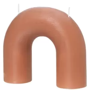 Image of Broste Copenhagen Single Bend Candle - Indian Tan