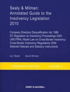Image of Annotated Guide to the Insolvency Legislation by L. S Sealy and David Milman Book