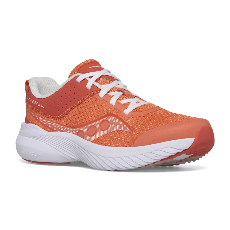 Image of Saucony Kinvara 14 Lace to toe trainers Pink female 10 child