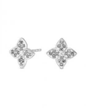 image of Simply Silver Clover Stud Earring