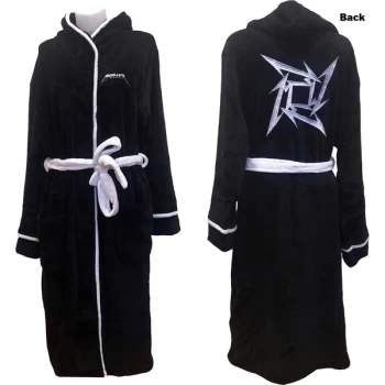 Image of Metallica - Load/Reload Star Unisex Medium - Large Bathrobe - Black