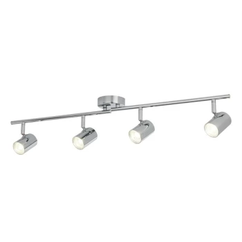 image of Searchlight Lighting - Searchlight Rollo - Integrated LED 4 Light Spotlight Bar Chrome