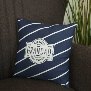 Image of Greatest Ever Grandad Square Scatter Cushion - 30cm