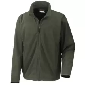 image of Result Mens Extreme Climate Stopper Water Repellent Fleece Breathable Jacket (2XL) (Moss)