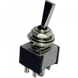 Image of SCI TA203F1 Toggle switch 250 V AC 3 A 2 x OnOffOn latch0latch