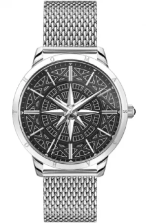 image of Thomas Sabo Rebel Spirit Compass Mesh Strap Watch WA0349-201-203-42MM