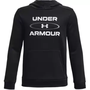 image of Under Armour Armour Fleece Graphic Hoodie Juniors - Black