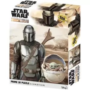 Image of The Mandalorian and Grogu 3D Puzzle 500 Pieces