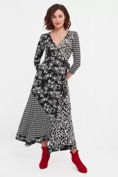 Image of Melissa Wrap Jersey Dress
