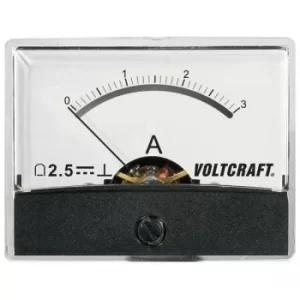 image of Voltcraft AM-60X46/3A/DC Analogue Panel Meter