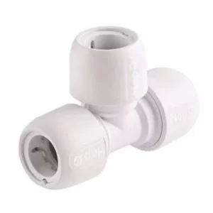 image of Hep2O Equal Pipe Tee (Dia)22mm X 22mm, Pack Of 10