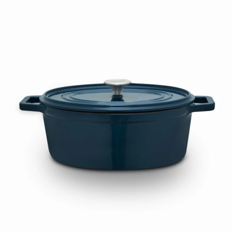 Image of Barbary & Oak Barbary & Oak 29cm Casserole Dish Teal Teal - Barbary & Oak Teal RT28901