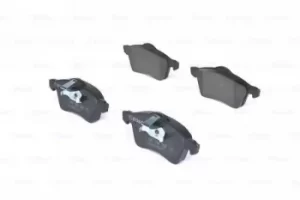 Image of Bosch 0986494008 BP197 Brake Pad Set Disc Brake Front Axle