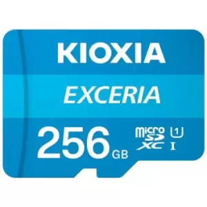 image of Kioxia Exceria 256GB MicroSDXC UHS-I Class 10