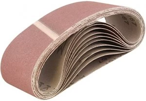Image of Makita 30mm x 533mm Sanding Belt 30mm x 533mm 100g Pack of 5