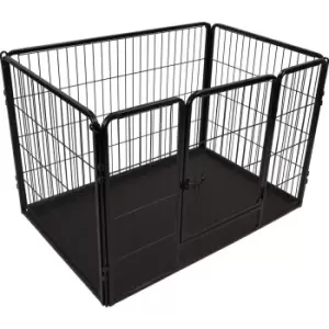 image of Flamingo Dog Kennel Kazan M 109X72X72cm Black