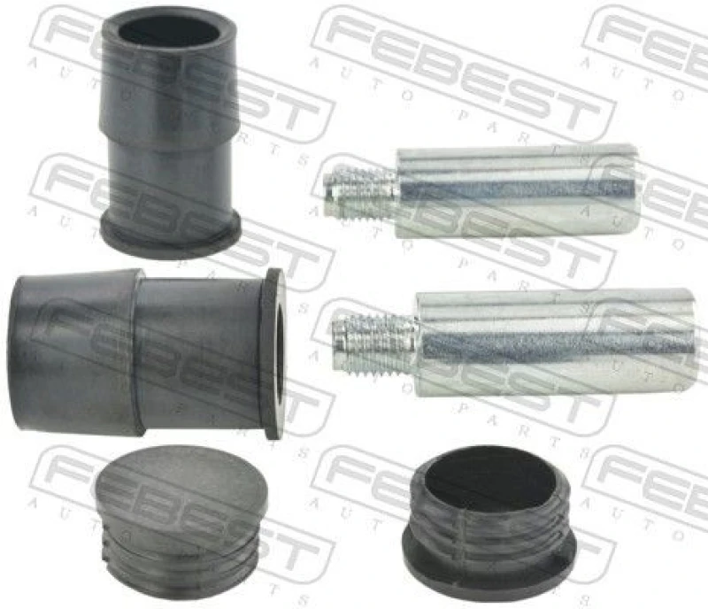 Image of Brake caliper bolt FEBEST 2074-DURF-KIT