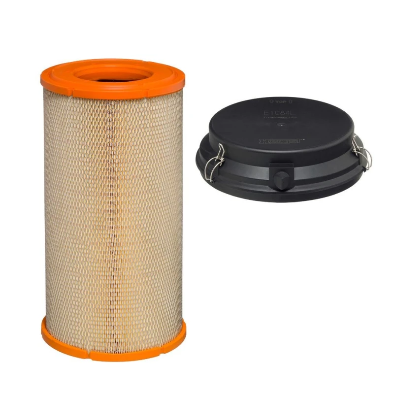 Image of HENGST FILTER E1084L Air filter Filter Insert, with lid Air Filter (8)