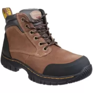 Image of Dr Martens Mens Riverton SB Lace Up Hiker Safety Boots (13 UK) (Brown) - Brown