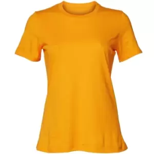 Bella + Canvas Womens/Ladies Relaxed Jersey T-Shirt (XL) (Gold)